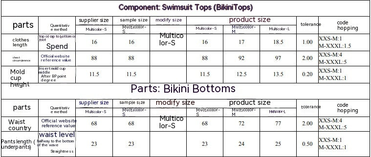 Women's Seperated Swimwear Tube Top Bikini
